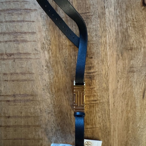 Tory Burch For Fitbit Fret Double-Wrap Bracelet ($175) lightweight leather strap - Picture 3 of 6